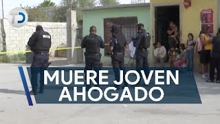 Joven muere ahogado tras convulsionar y caer a tinaco [upl. by Emmit135]