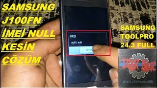 Samsung j100FN ımeı nullnull Çözümü Z3X PRO STOCK ROM imei repair [upl. by Kain]