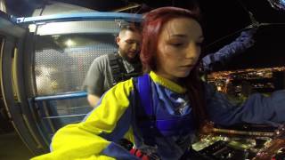 Sky jump from the Stratosphere Tower  Las vegas [upl. by Peper]