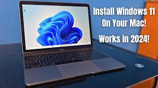 How to install Windows 11 on a Mac using Boot Camp Assistant  2024 Updated Tutorial mac windows11 [upl. by Stultz974]