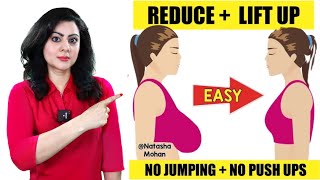 Just 1 Minute Exercise To Reduce Breast Fat  Lift Up Breast Size Naturally In 14 Days 🔥 [upl. by Neyuq396]