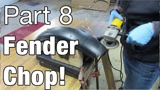 Chopping the front fender  Moto Fugazi Build Part 8 [upl. by Darrel]