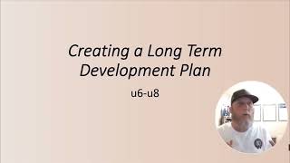 Creating a Development Plan [upl. by Ttekcirc]