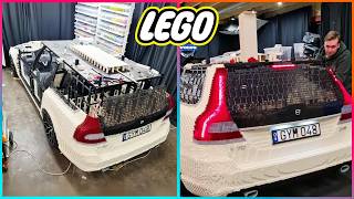 Lego Master Builds Incredible LifeSize Car That Actually Works  by dgustafsson13 [upl. by Mailand]