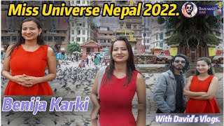 Miss Universe Nepal  Benija Karki  Intro Video  With David Vlogs  Beauty Paygent Show  2022 [upl. by Uball]