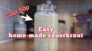 Easy home made sauerkraut recipe  European￼ recipe  healthy eating ￼ [upl. by Favianus]