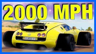 Forza Horizon 3  2000MPH BUGATTI VEYRON 120 Million Horsepower [upl. by Reivazx]