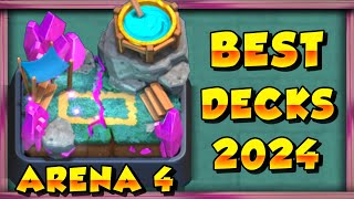 Best Arena 4 Decks Spell Valley Decks in Clash Royale  Best Clash Royale Arena 4 DECKS 2024 [upl. by Frannie]