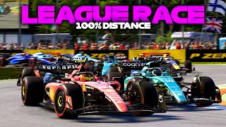 LEAGUE RACE F1 23 100 Race Italy [upl. by Labannah583]