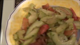 How to Make the Best Cucumber Tomato Salad [upl. by Carlile]