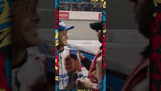 Bubba Wallace and Kyle Larsons conversation after Richmond nascar [upl. by Rao550]