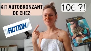 TEST DU KIT AUTOBRONZANT ACTION  VLOG 10 [upl. by Nemraciram]