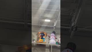 Globos inflables navideños lowes grich snowman bluey snoopy [upl. by Naveb]