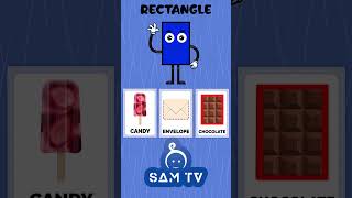 Learn Shapes Rectangle  Shapes for Kids  Nursery rhymes For kids  Educational Video for Kids [upl. by Liagaba31]