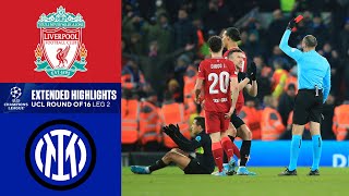 Liverpool vs Inter Milan Extended Highlights  UCL Round of 16  Leg 2  CBS Sports Golazo [upl. by Deehsar]