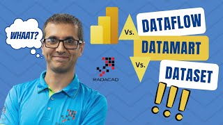 Power BI Datamart vs Dataflow vs Dataset [upl. by Filahk]