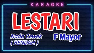 Lestari  Wahyu F Giri KARAOKE nada cewek versi Rendah [upl. by Virgil346]