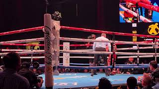 Schofield vs Giron 12th Round with Floyd Schofieds Mama SchofieldGiron boxing lasvegas [upl. by Shipman]