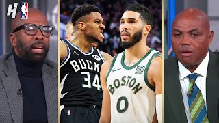 Inside the NBA reacts to Celtics vs Bucks Highlights [upl. by Nay]