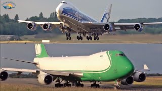 LIEGE Airport Planespotting June 2020 with many different Cargo Boeing 747 [upl. by Jessa]