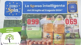 VOLANTINO EUROSPIN dal 29 luglio a 11 agosto 2024 anteprima [upl. by Haroppizt741]