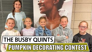 The Busby Quints Take on a Pumpkin Decorating Competition  OutDaughtered [upl. by Liane]