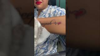 Name tattoo song tattoo tattoodesigns [upl. by Dis]