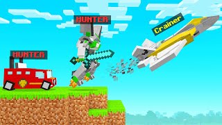 TRANSFORMER HUNTERS VS SPEEDRUNNER In Minecraft [upl. by Karolina]