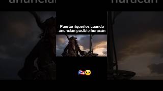 Puertorriqueños cuando anuncian posible huracán boricua huracán puertorican [upl. by Kcirdde]