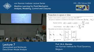 Generalized and Multiscale DataDriven Modal Analysis Prof Miguel A Mendez [upl. by Howlend]