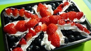 How to make a Bento Union Jack flag pancakes ユニオンジャック・パンケーキ弁当 [upl. by Davina418]