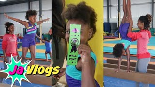 NIYAH GOT A GYMNASTICS AWARD  JaVlogs [upl. by Lebana]