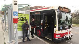 First on last off how to get on and off the bus using a mobility device [upl. by Latrell]