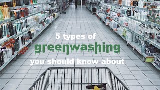 5 TYPES OF GREENWASHING  reacting to greenwashing ads and products [upl. by Elok]