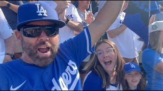 Our first DODGER STADIUM post season game Was it worth the 225 per ticket price [upl. by Eugilegna]