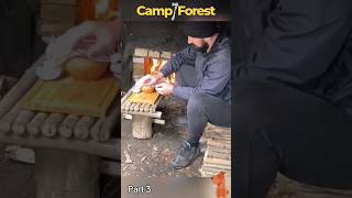 Building an dugout survival shelter in the forest Part 3 [upl. by Anyaled877]