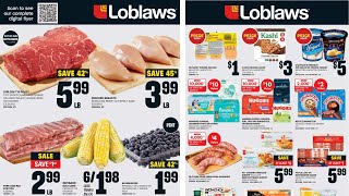 Loblaws Flyer Canada 🇨🇦  July 18  July 24 [upl. by Anyehs]