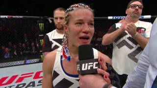 Fight Night Houston Felice Herrig Octagon Interview [upl. by Drannel]