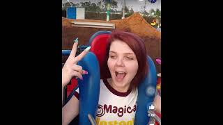 Girl passes out from slingshot ride [upl. by Farman]