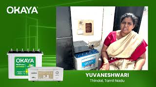 13Year Trust Yuvaneshwaris Okaya Battery Experience  Customer Testimonial  Tamil [upl. by Amis]