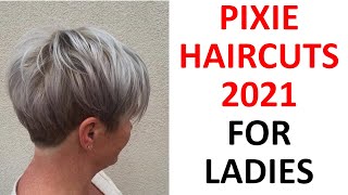 38 BEST PIXIE HAIRCUTS 2021 FOR LADIES over 40 50 60 [upl. by Kawai]