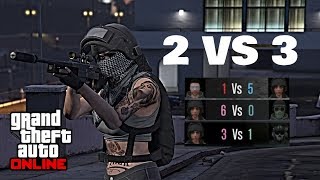 MAKING PLAYERS RAGE QUIT  GTA V ONLINE  2 VS 3 [upl. by Carmelita]