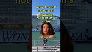 Cruise blues are real cruise cruising cruiselife funny fun laugh therapy therapist [upl. by Kcirdahc123]