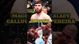 Magomed Ankalaev Callout Alex Pereira  UFC 307 Reaction [upl. by Martel]