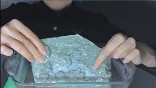 Best Compilation of Wet Chalk with Paste asmrcreamy paste asmrpaste ASMRblue chalk bymilachalk [upl. by Kipp]