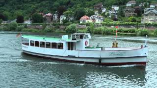 MS quotLiselotte von der Pfalzquot 1  Weisse Flotte Heidelberg [upl. by Tnairb]