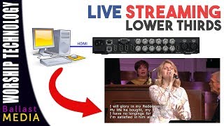 Live Streaming  Lower Thirds [upl. by Philomena]