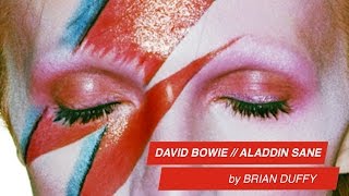 DAVID BOWIEs ALADDIN SANE by Brian Duffy [upl. by Lennon]