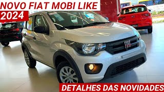 Fiat Mobi Like 2024 com novidades na segurança e preço promocional de R64990 melhor que Kwid [upl. by Anerda]