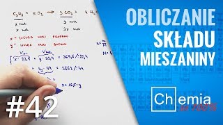 Matura z chemii Jak obliczyć SKŁAD MIESZANINY Rozwiązanie krok po kroku  Zadanie Dnia 42 [upl. by Ruff]